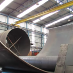 Processo de calandragem de uma chapa 